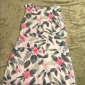 Old NavyTropical Green and Pink Floral dress